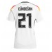 Maillot de foot Allemagne Ilkay Gundogan #21 Domicile vêtements Europe 2024 Manches Courtes